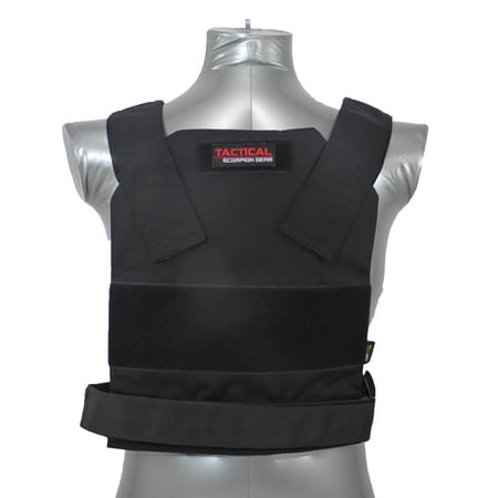 Tactical Scorpion AR500 Bobcat Concealed Body Armor Plates Carrier Vest (Best Concealed Bulletproof Vest)