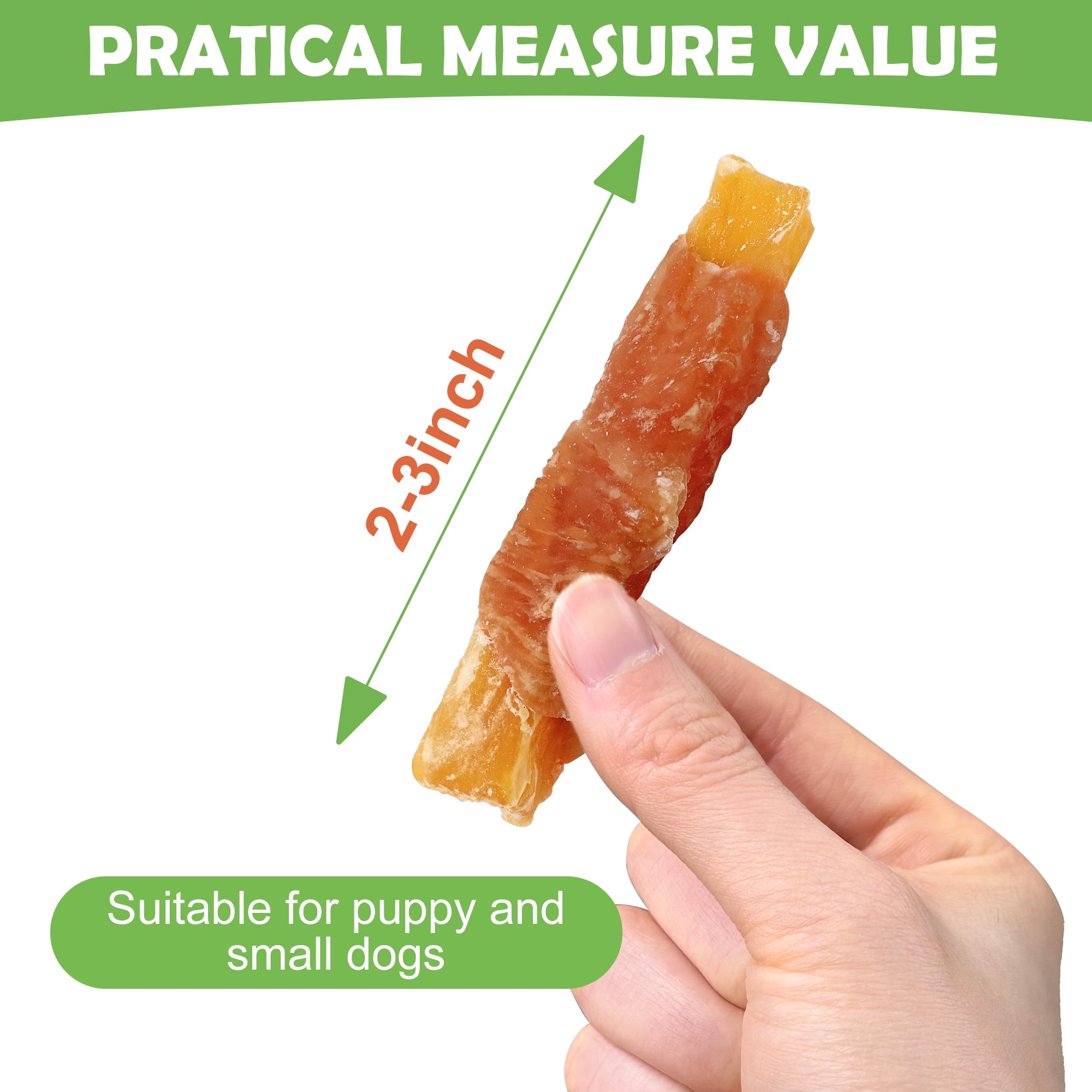 MON2SUN Chicken Wrapped Sweet Potato Small Dog Treats, 25 oz