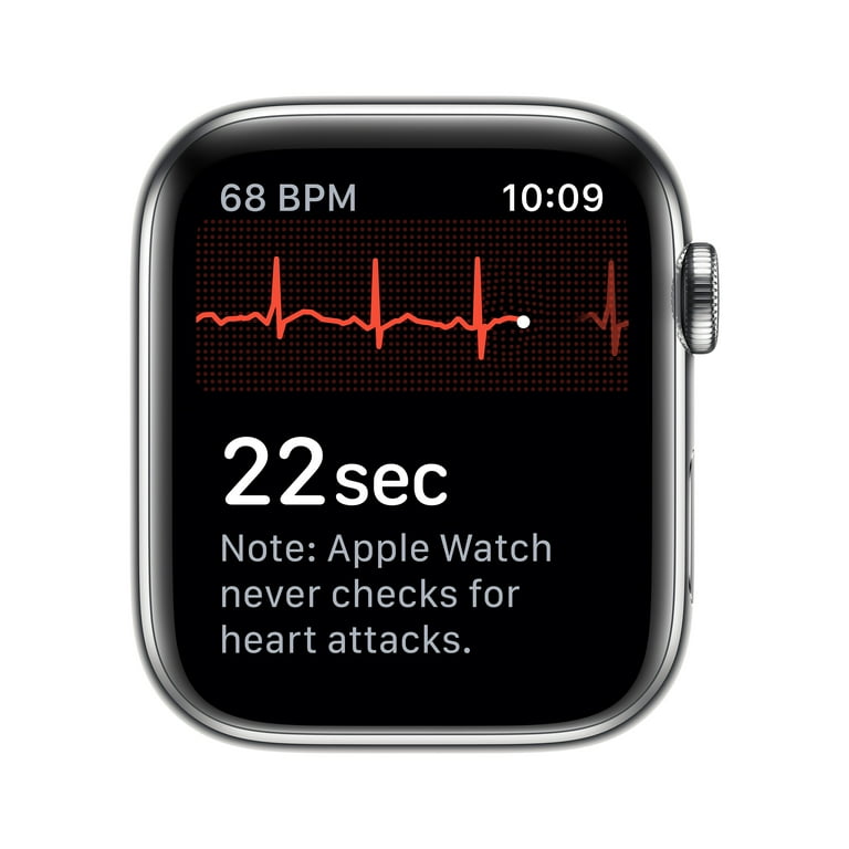 Apple Watch Series 5 GPS + Cellular, 44mm Stainless Steel Case