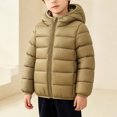 thumbnail image 4 of ITSAME Boys Quilted Puffer Jacket (1-8) Lightweight Hooded Zip Up Winter Warm Coat with Pockets Size 3T, 4 of 6