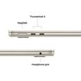 thumbnail image 3 of Apple 13-inch MacBook Air: M4 w/ 10-core CPU and 8-core GPU, 256GB SSD - Starlight - MW0Y3LL/A (2025), 3 of 5