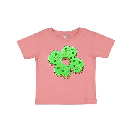 

Inktastic St. Patricks Day Four Leaf Clover Donut with Sprinkles Gift Baby Boy or Baby Girl T-Shirt
