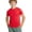 Red, variant on Khunlpohl Boys Athletic Shirts Running Quick Dry Lightweight Short Sleeve Tshirts Kids Summer Casual Activewear Tees