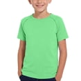 thumbnail image 3 of NORO ARK Boys Sport T-Shirts Short Sleeve Round Neck Quick Dry Casual Summer Tee Mint Green Size 5-6Years, 3 of 9