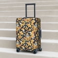 thumbnail image 6 of Disketp Sunflowers Bee Elastic Travel Luggage Cover Travel Suitcase Protective Cover For Trunk Case Apply To 18''-32'' Suitcase Cover-Small, 6 of 7