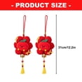 thumbnail image 5 of Misright Pack Of 2 Chinese New Year Plush Decoration for Entrance Living Room Spring Festival Ornaments, 5 of 14