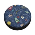 thumbnail image 3 of 14'' Mysterious Universe Space Graffiti Tire Cover, Universal Spare Wheel Covers, Dust-Proof, Water-Proof, Sun-Proof and Corrosion-Proof, 3 of 9