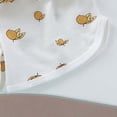 thumbnail image 5 of Busydd Girls Two Piece Summer Outfits 6 Months-9 Years Fashion Print Cotton Girls Clothes Comfy Round Neck Tanks and Shorts 4-5 Years, 5 of 5