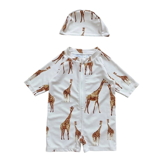 ibiyuan Kids Swimsuits Boys 6 Boys Swimwear Rash Guard UPF 50 Sun Swimsuits For Toddler And Kids Pool Beach Outdoor Summer Activities,1-2years