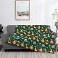 thumbnail image 2 of Yiaed Colorful Elephants Print Blanket Throw Blanket Soft Cozy Flannel Blanket for Home Bed Sofa Couch Chair-40"x30", 2 of 6