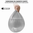 thumbnail image 3 of 3 volúmenes de pequeñas bolsas de basura 60 duraderas 4 galones bolsas de basura pequeñas Oficina de la familia cocina baño dormitorio basura dentro de la bolsa de basura (oro), 3 of 6