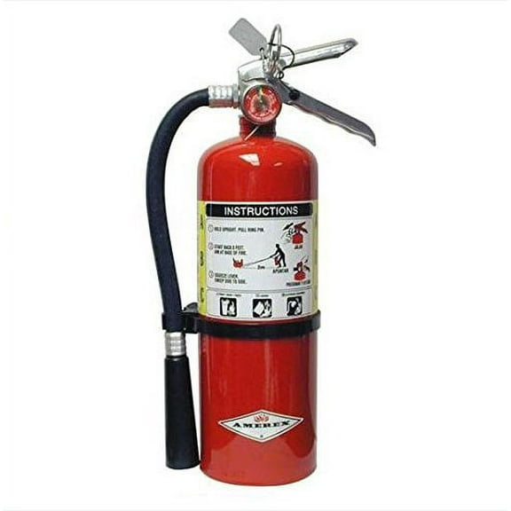 Amerex (3 Pack) B402, 5lb ABC Dry Chemical Class A B C Fire Extinguisher, with Wall Br...