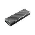 thumbnail image 1 of M.2-3 Radiator M.2 SSD Heat Sink Aluminum Heat Sink Tool-free Design Radiator with Thermal Pad for M.2 2280 SSD Grey, 1 of 1