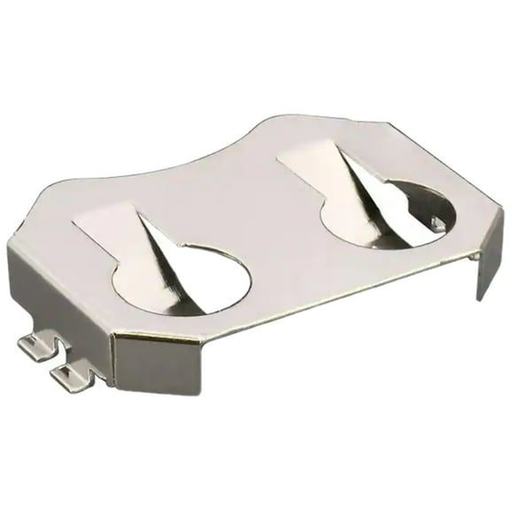 Pack of 5 BAT-HLD-001 Battery Retainer Coin, 20.0mm 1 Cell SMD (SMT) Tab :RoHS