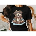 thumbnail image 2 of Funny Cute Pirate Sea River Otter Animal Nature Lover Gift T-Shirt Cute Otter Birthday Holiday Present Boys Girls Men Women Kids Tshirt, 2 of 10
