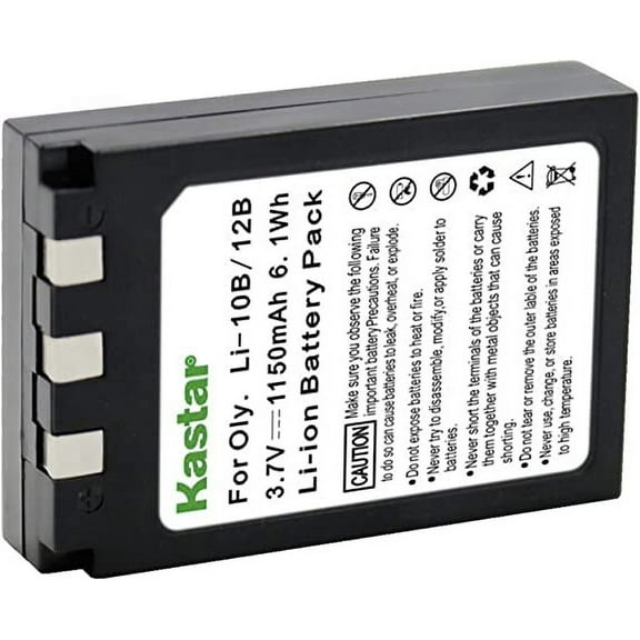 Kastar Replacement Battery for Olympus Li-10B LI10B Li-12B Battery and Olympus Digital Cameras