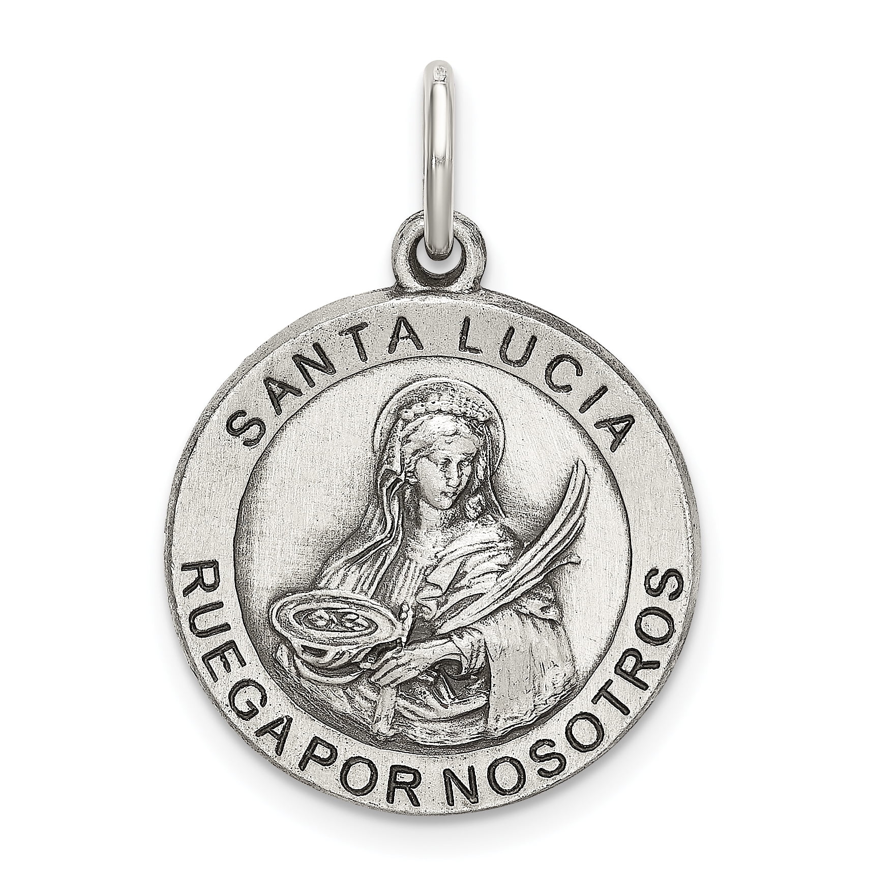 925 Sterling Silver Spanish Saint Lucy 