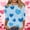Light Blue, variant on YTCAMLO Valentines Day Shirts for Women Casual Fashion Heart Graphic 3/4 Sleeve T Shirts Oversized Crew Neck Going out Tops Lightweight Fall Outfits