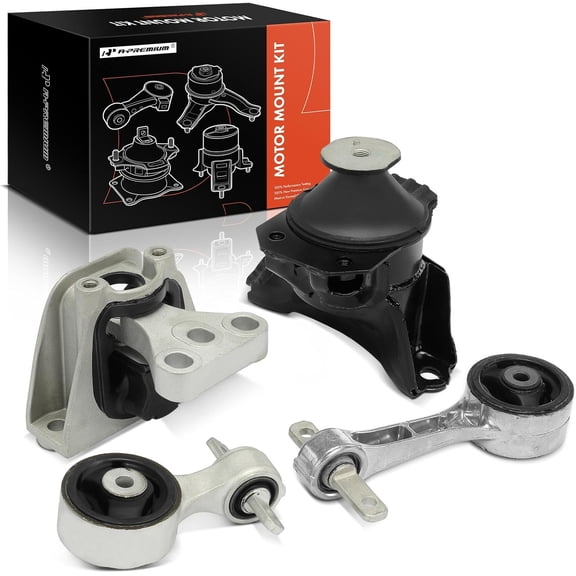 A-Premium 4PCS Engine Motor Mount Transmission Mount and Torque Strut Mount Set Compatible with Honda Civic 2006-2011 1.8L, Manual Transmission, Gas, Replace# 50850SNEA01, 50880SNAA02