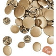 thumbnail image 4 of 50pcs Metal Blazer Button Set Brass Vintage Shank Buttons 15mm 18mm 20mm 23mm 25mm for Blazer Suits Coat Uniform and Jacket - Antique Bronze, 4 of 8