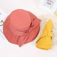 thumbnail image 3 of SikaFu New Bowknot Women Fisherman Hat Fashion Female Big Brim Bucket Hats Ladies Summer Outdoor Beach Sun Sunscreen Panama Cap Anti-UV, 3 of 6