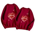 thumbnail image 3 of Matching Shirts for Couples Ladies Sweatshirts Valentines Day Couple Sweatshirts Mens Sweatshirts Crewneck Unisex Graphic Print Crewneck Pullover Sweatshirts for Teen Girls, 3 of 4