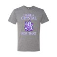 thumbnail image 2 of Wild Bobby, I Have Crystals For That Healing Stones Gemstone Chakra, Inspirational/Christian, Men Premium Tri Blend Tee, Premium Heather, Large, 2 of 4