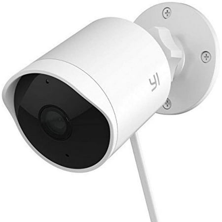 Yi Security Camera Outdoor, 1080p Outside Surveillance Front Door IP Smart Cam with Waterproof, WiFi, Cloud, Night Vision, Motion Detection Sensor, Smartphone App, Works with Alexa