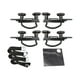 thumbnail image 3 of 4 abrazaderas universales en forma de U para cofre de techo con 3 correas. Kit de montaje profesional y fácil instalación para coches y furgonetas., 3 of 8