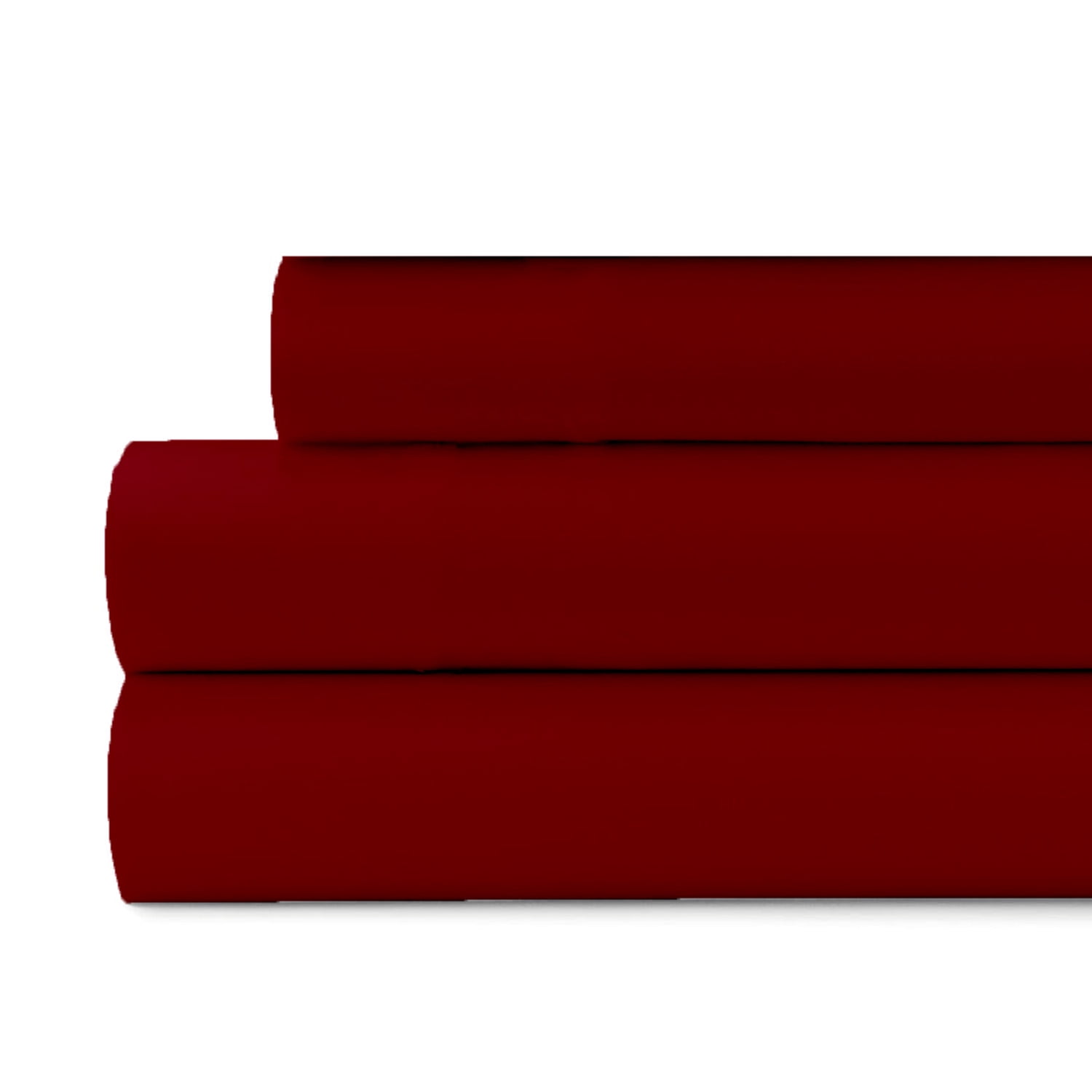 Premium Home Collection Microfiber Soft Cooling Bed Sheet Set - 3 Piece, Twin, Burgundy