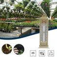 thumbnail image 5 of Max Min Thermometer Indoor Outdoor Wall-Mount | Greenhouse Temperature Monitor | Plastic Acrylic | -40 to 120°F (-40 to 50°C) | Dual Scale Display | Weather Resistant | 1 Piece, 5 of 9