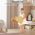 thumbnail image 4 of Taburete HOOBRO para niños Natural NL01JD01 con asas y almohadillas antideslizantes, 4 of 9