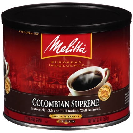 Melitta Colombian Supreme Ground Coffee, 22 -