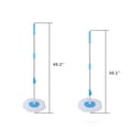 thumbnail image 5 of Microfiber Spin Floor Mop with Bucket 2 Heads 360° Rotation Microfiber Mop Floor Mops for Home,Blue, 5 of 7