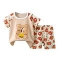 thumbnail image 1 of Ensemble de Pyjamas pour Garçons, Col Rond, Chandail d'Été, Taille 4-5 Ans, Vêtements pour Enfants, 1 of 3