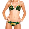 thumbnail image 2 of Saint Patrick's Day Women's Swimsuit Bikini Set, Detachable Sponge, Adjustable Strap, Two-Pack, Beach & Pool Ready, 2 of 6