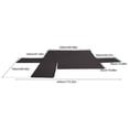thumbnail image 5 of Waterproof  L Shaped Couch Cover for Sectional Sofa Couch 1 Piece Wear and Scratch Resistant Sofa Couch Black (L Size), 5 of 9