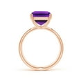 thumbnail image 2 of ANGARA Natural 5.3 Ct. Amethyst Solitaire Ring in 14K Rose Gold for Women (Ring Size: 6.5), 2 of 10