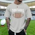 thumbnail image 2 of JLFKNG Males Summer Tee Shirt Tops Casual Football Printed Crew Neck Short Sleeve T Shirt Breathable Loose Fit Lounge Clothing Fot Men, 2 of 4