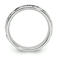 thumbnail image 2 of Sterling Silver Black Enamel Hope Ring, 2 of 7