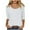 White, variant on XUELUO Boho Tops For Women Autumn Winter Solid Color Crew Neck Long Sleeve Slim Fit Casual Shirts For Women Tee Shirts Outwear,Blue,XXL