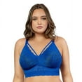 thumbnail image 2 of PARFAIT Women's Mia Lace Wire-Free Lace Bralette Sapphire - 34B, 2 of 4