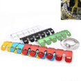 thumbnail image 2 of 1 Pcs Motorcycle Exhaust Muffler Pipe Heat Shield Cover Heel Guard For Dirt Bike- Red, 2 of 5