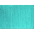 thumbnail image 1 of Ahgly Company Indoor Rectangle Abstract Turquoise Blue Contemporary Area Rugs, 5' x 7', 1 of 4