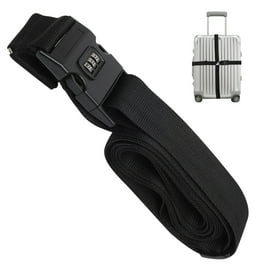 Epicgadget Adjustable Luggage Strap Suitcase Baggage Packing Belt Travel Accessories Long Cross Strap Black Walmart