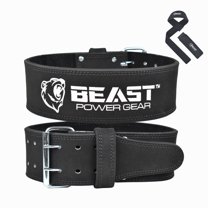 Beastpowergear Weight Lifting Belt (10MM Thick & 4 Inches Wide) Advanced Back Support for Weightlifting and Heavy Powerlifting- Weight Belts for Lifting Men - Men & Women