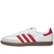 thumbnail image 5 of US:11 Adi-das Originals Men's Iconic SAMBA OG SNEAKERS RED/WHITE RARE LAST1, 5 of 6
