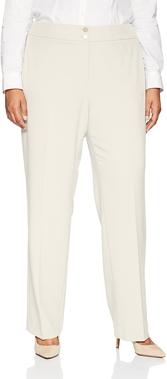 cream plus size pants