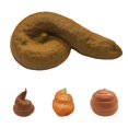 thumbnail image 2 of Broma de caca falsa, caca gruesa, truco sucio, Shit, alta, moscas voladoras, Día de los inocentes, juguete de Thriller, accesorios de Halloween, 2 of 4