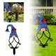 thumbnail image 2 of Diseño caprichoso Gnomo de metal Estaca para jardín Estaca para exteriores de larga duración Estacas para jardín de otoño Estacas para jardín, 2 of 5